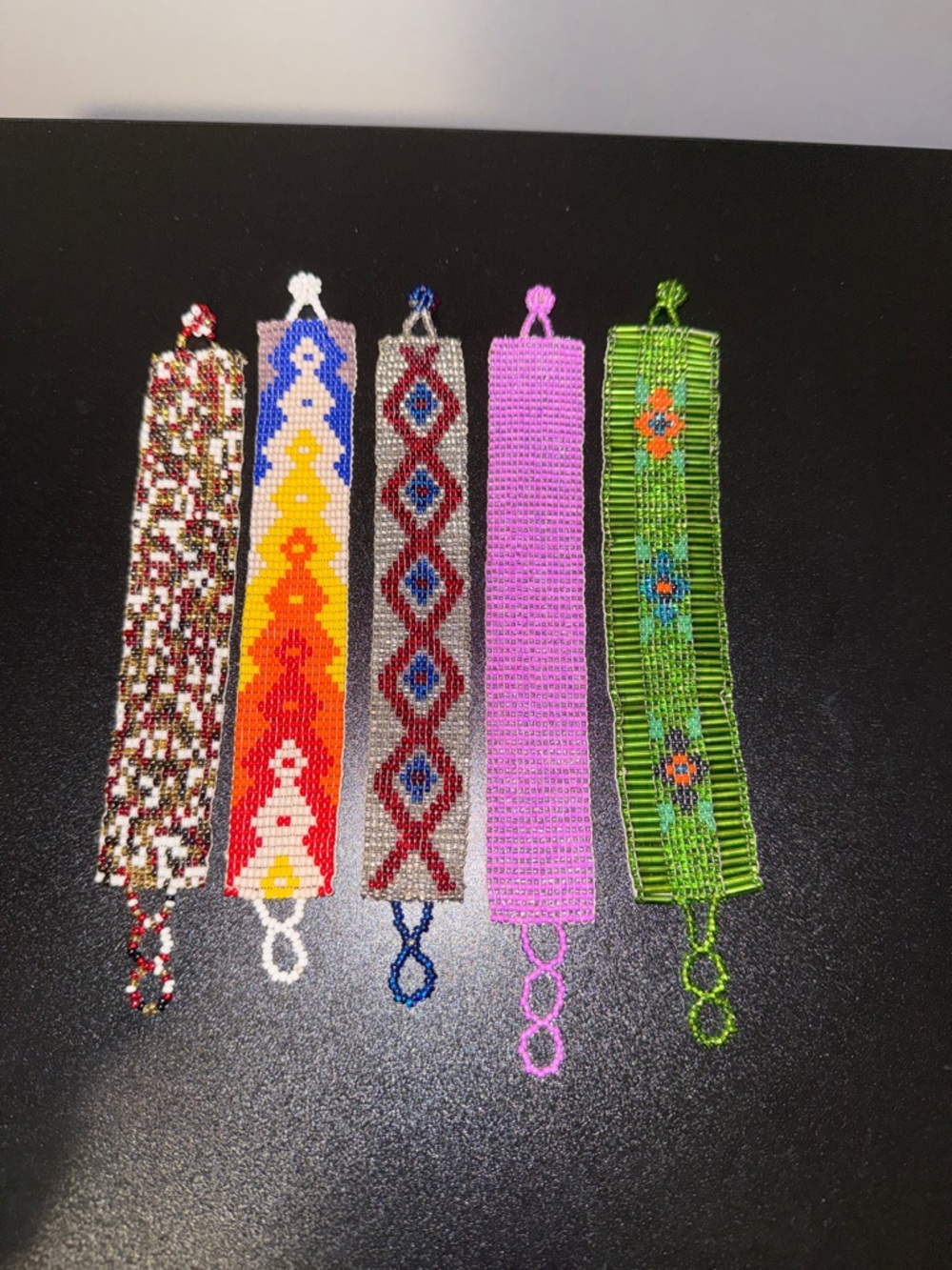 Disney EPCOT Mexico Pavilion Handmade Beaded Bracelet Set of 5